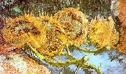 Vincent Van Gogh Four Cut Sunflowers France oil painting reproduction